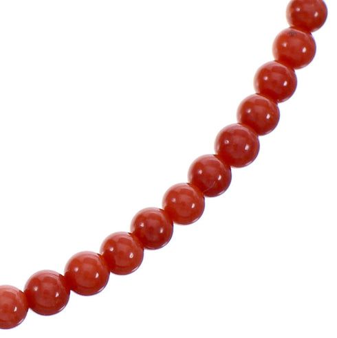 Southwest Genuine Coral Bead Necklace BX120574